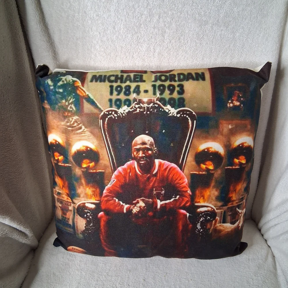 Hand Crafted Legendary Basketball Icon Pillow
